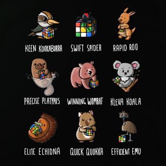 Aussie Animal Speedcubers Unisex Shirt