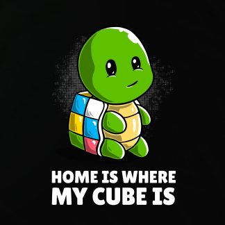 Home Is Where My Cube Is Turtle Unisex Shirt